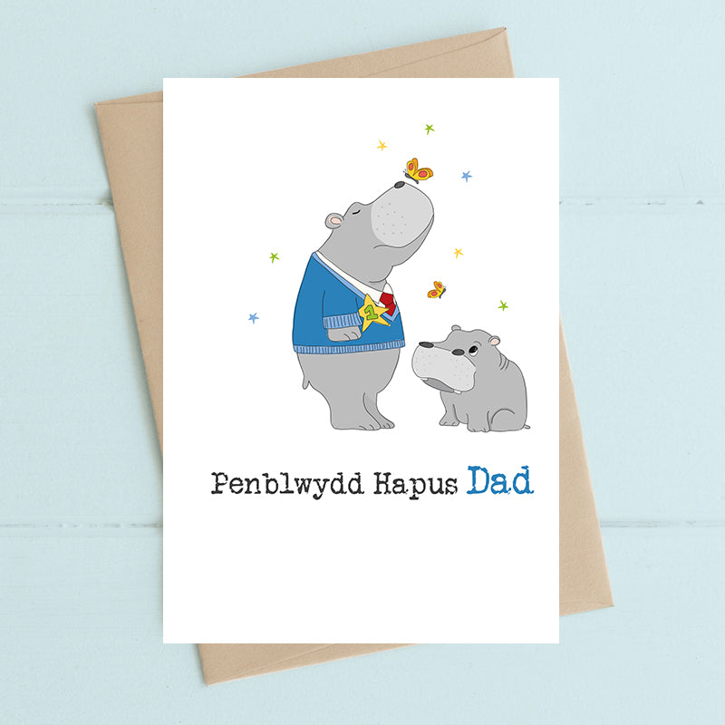 Penblwydd Hapus Dad - Card