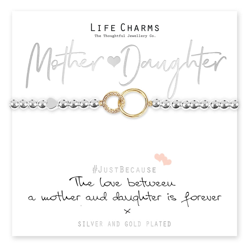 Charm Bracelet - Mother & Daughter